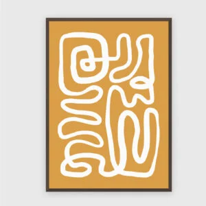 Matisse Nr. 278 – Akustikbild mit Druck, 104 × 73 cm, dunkler Holzrahmen