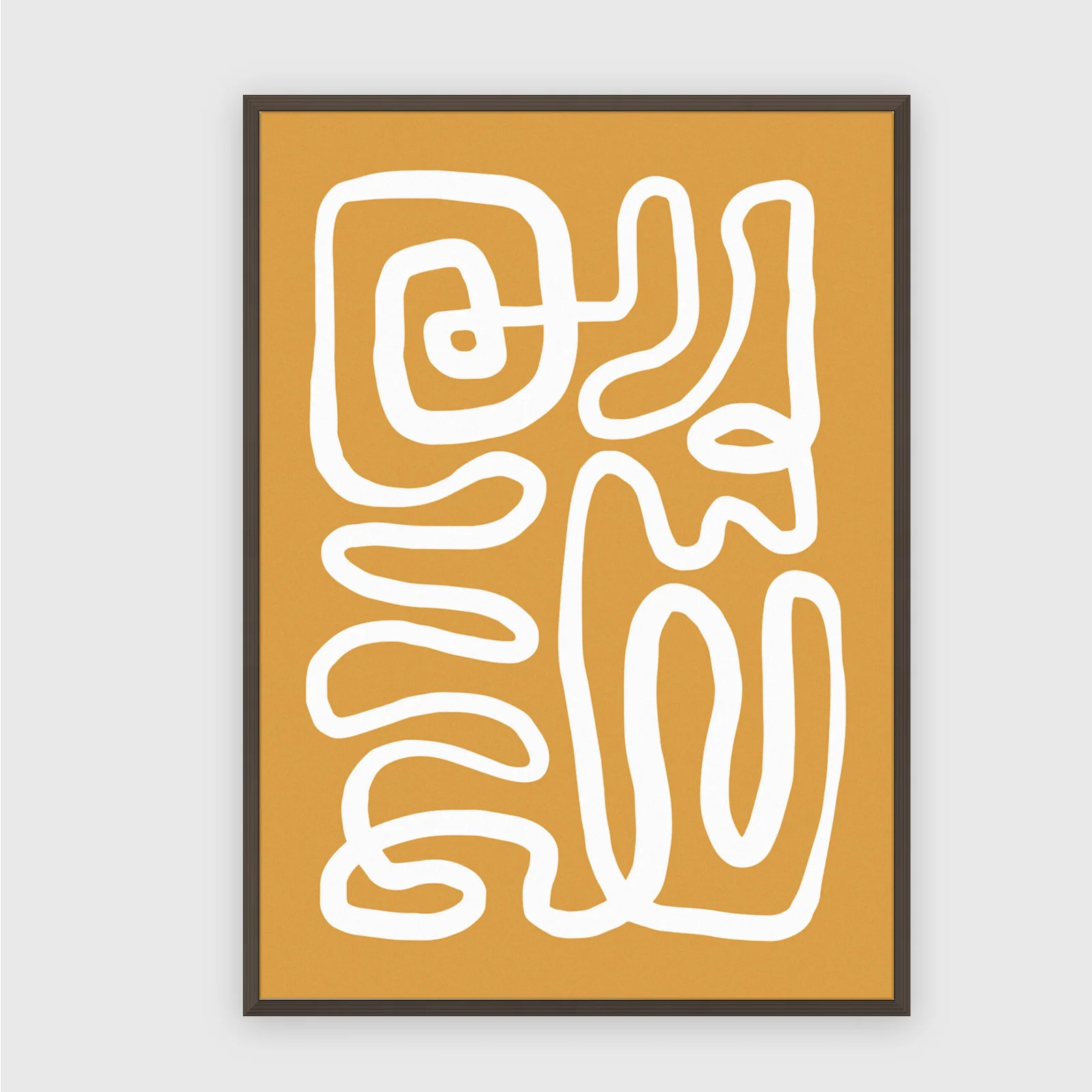 Matisse Nr. 278 – Akustikbild mit Druck, 104 × 73 cm, dunkler Holzrahmen