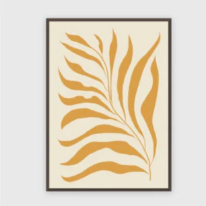 Matisse Nr. 304 – Akustikbild mit Druck, 104 × 73 cm, dunkler Holzrahmen