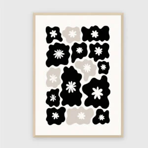 Matisse Nr. 501 – Akustikbild mit Druck, 104 × 73 cm, heller Holzrahmen
