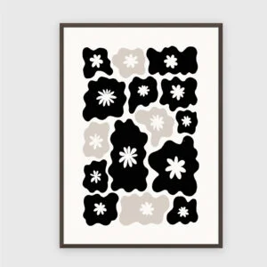 Matisse Nr. 501 – Akustikbild mit Druck, 104 × 73 cm, dunkler Holzrahmen