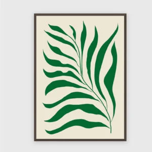 Matisse Nr. 268 – Akustikbild mit Druck, 104 × 73 cm, dunkler Holzrahmen