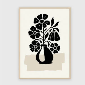 Matisse Nr. 464 – Akustikbild mit Druck, 104 × 73 cm, heller Holzrahmen