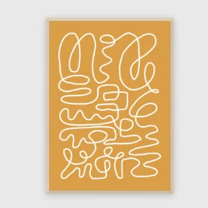 Matisse Nr. 284 – Akustikbild mit Druck, 104 × 73 cm, heller Holzrahmen