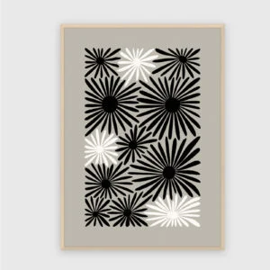 Matisse Nr. 496 – Akustikbild mit Druck, 104 × 73 cm, heller Holzrahmen