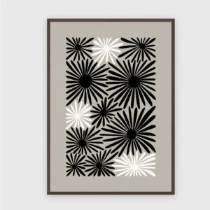 Matisse Nr. 496 – Akustikbild mit Druck, 104 × 73 cm, dunkler Holzrahmen