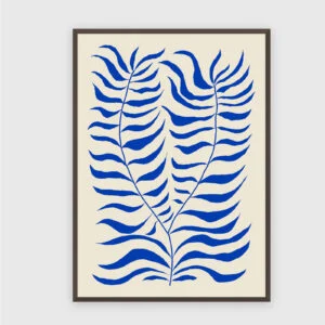 Matisse Nr. 270 – Akustikbild mit Druck, 104 × 73 cm, dunkler Holzrahmen