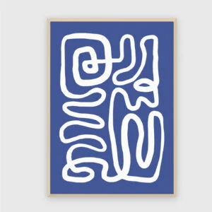 Matisse Nr. 281 – Akustikbild mit Druck, 104 × 73 cm, heller Holzrahmen
