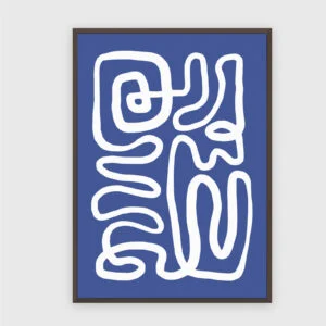 Matisse Nr. 281 – Akustikbild mit Druck, 104 × 73 cm, dunkler Holzrahmen