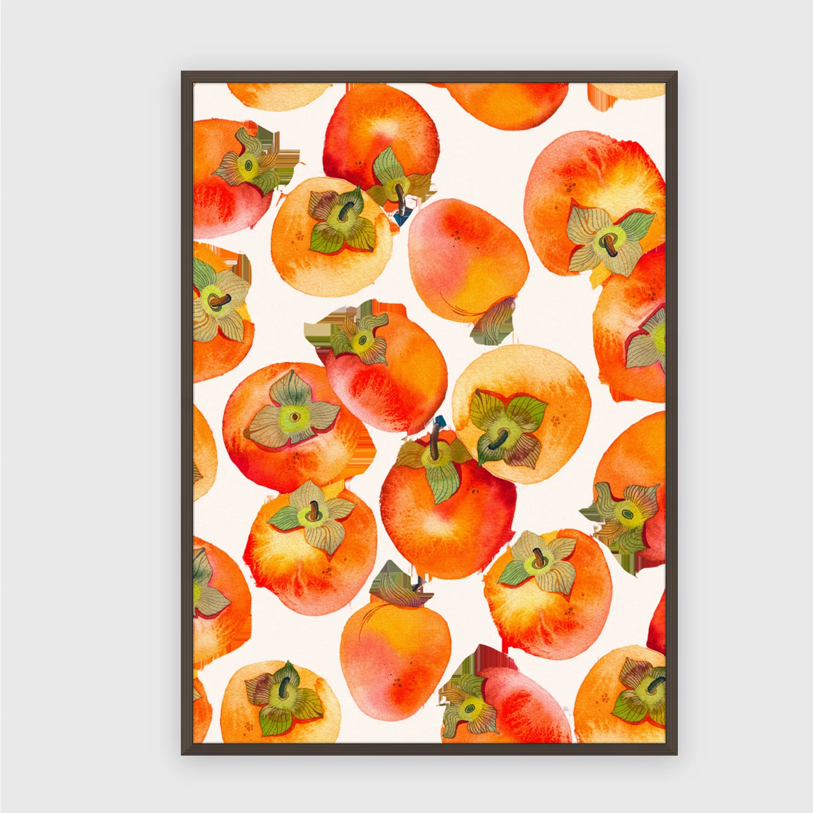 Obstmarkt Nr. 20 – Akustikbild mit Druck, 104 × 73 cm, dunkler Holzrahmen
