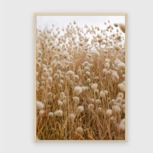 Natur Nr. 2 – Akustikbild mit Druck, 104 × 73 cm, heller Holzrahmen