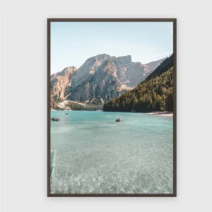 Natur Nr. 160 – Akustikbild mit Druck, 104 × 73 cm, dunkler Holzrahmen