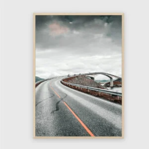 Natur Nr. 81 – Akustikbild mit Druck, 104 × 73 cm, heller Holzrahmen