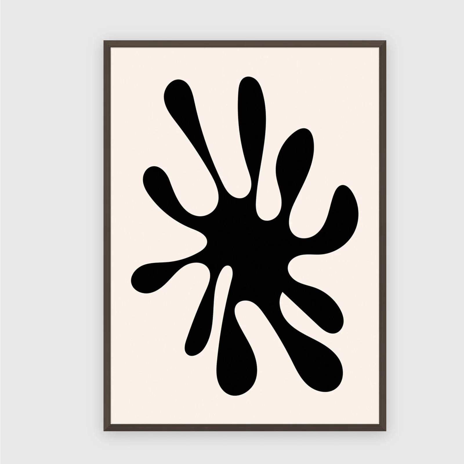 Matisse Nr. 362 – Akustikbild mit Druck, 104 × 73 cm, dunkler Holzrahmen