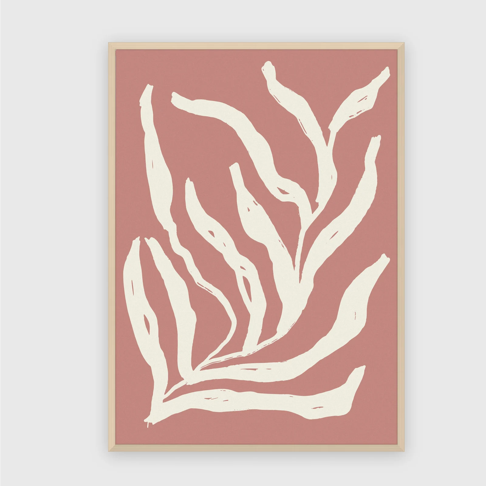 Matisse Nr. 242 – Akustikbild mit Druck, 104 × 73 cm, heller Holzrahmen