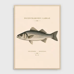 Gastronomie Nr. 11 – Akustikbild mit Druck, heller Holzrahmen