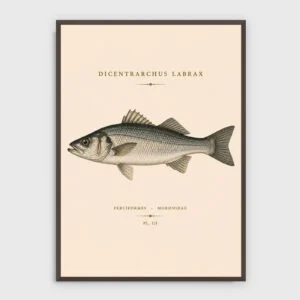 Gastronomie Nr. 11 – Akustikbild mit Druck, dunkler Holzrahmen