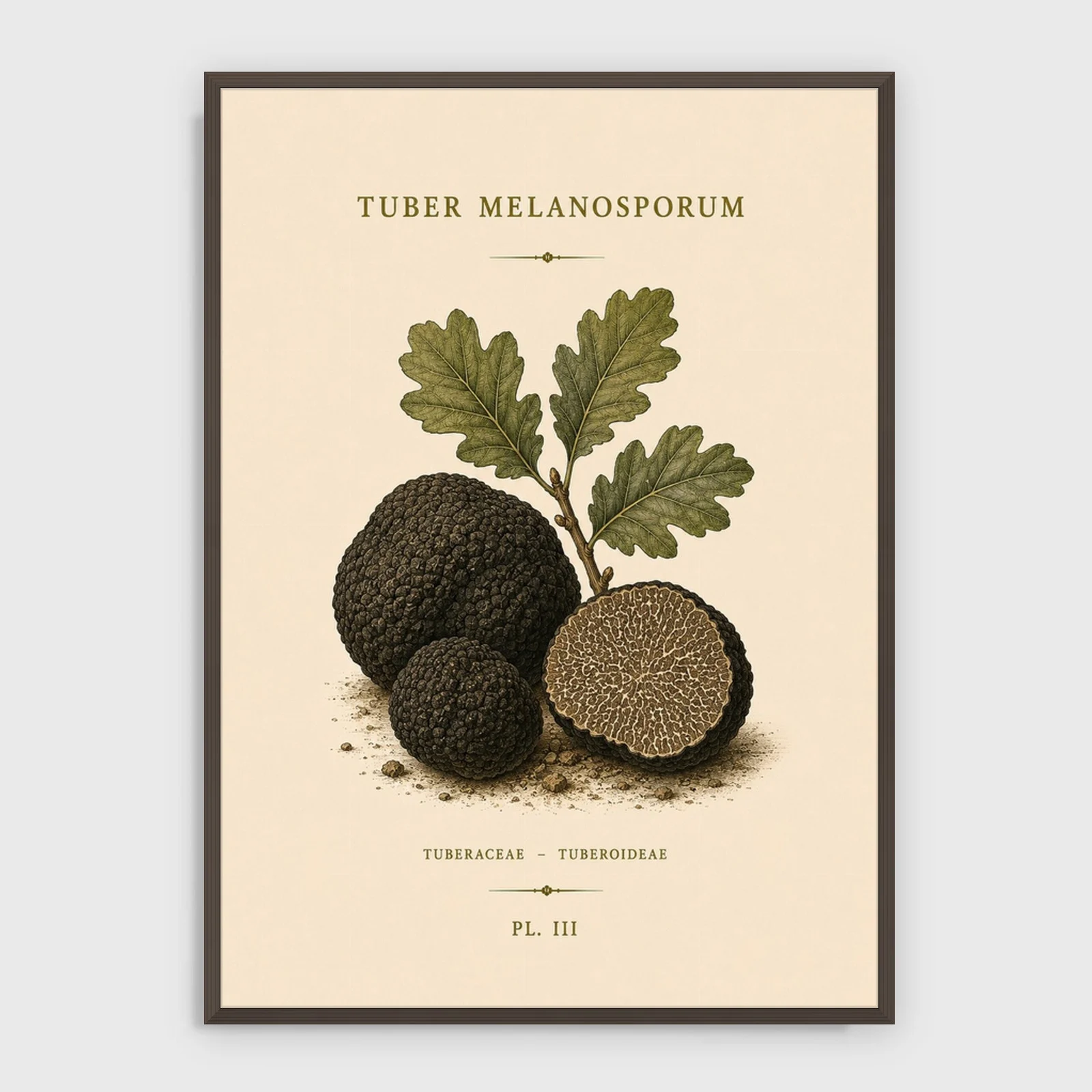 Gastronomie Nr. 42 – Akustikbild mit Druck, dunkler Holzrahmen