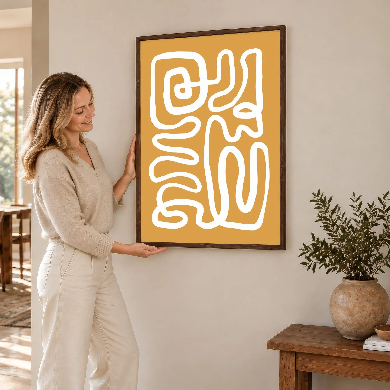 Matisse Nr. 278 – Akustikbild mit Druck, 104 × 73 cm
