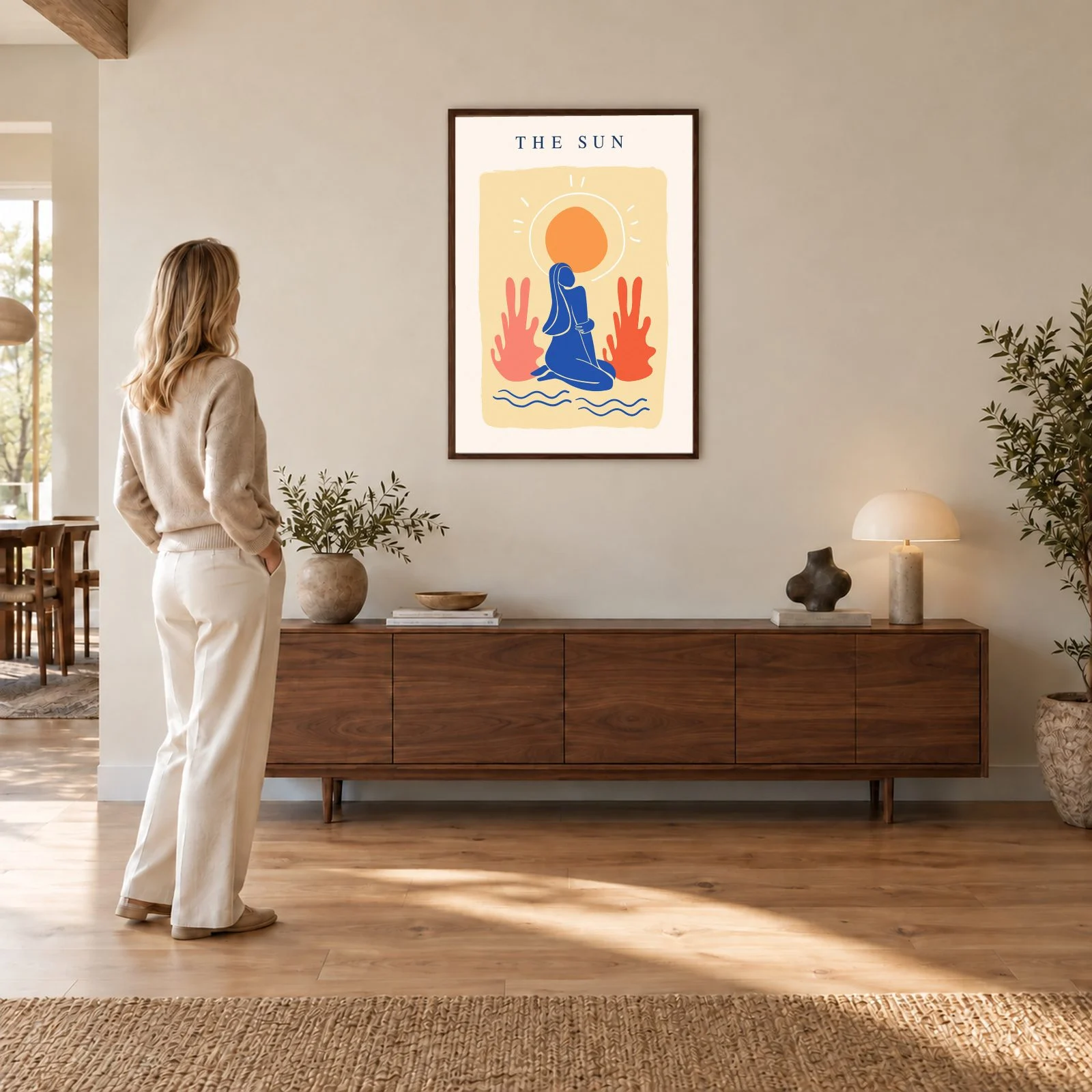 Matisse Nr. 42 – Akustikbild mit Druck, 104 × 73 cm