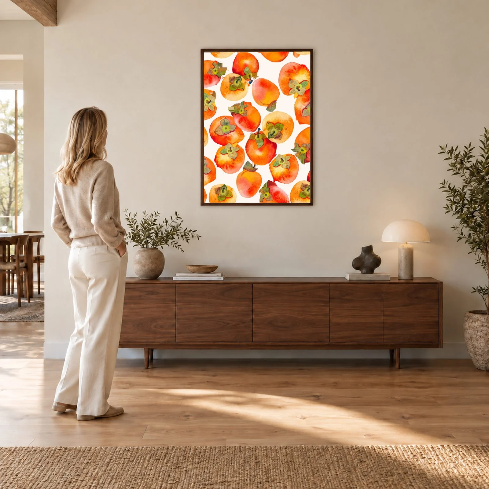 Obstmarkt Nr. 20 – Akustikbild mit Druck, 104 × 73 cm