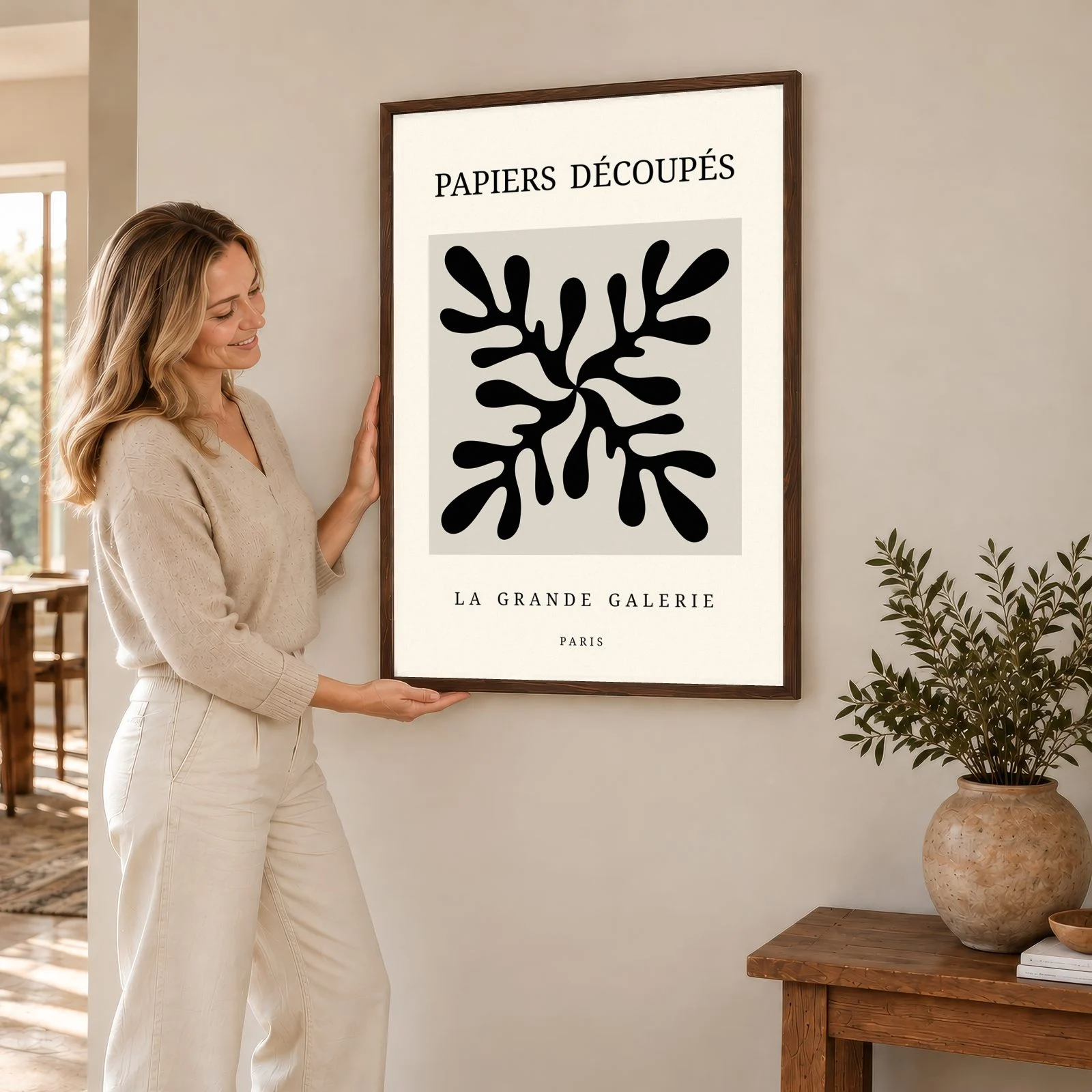 Matisse Nr. 130 – Akustikbild mit Druck, 104 × 73 cm