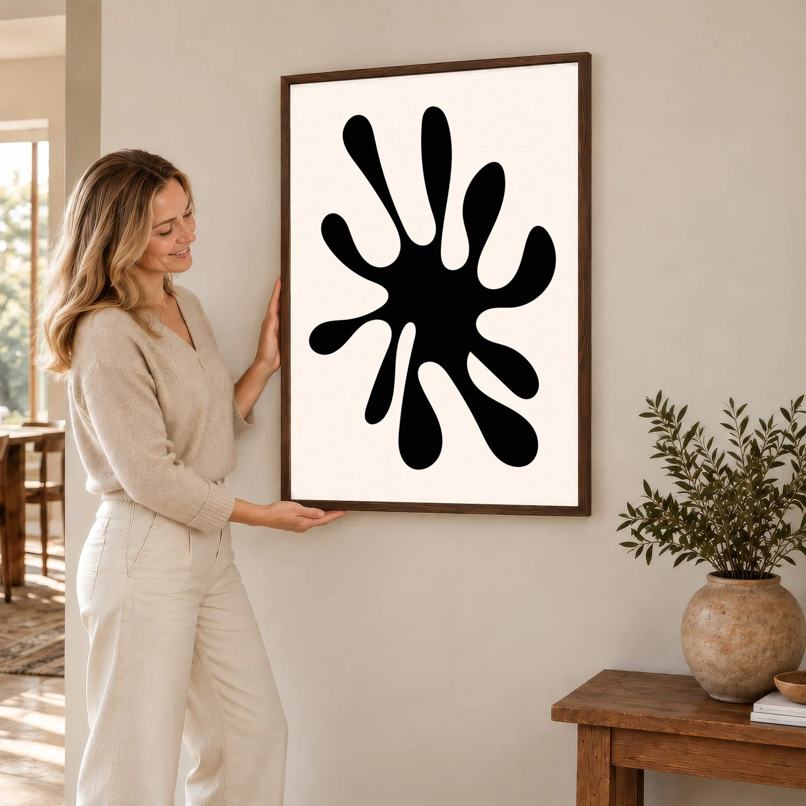 Matisse Nr. 362 – Akustikbild mit Druck, 104 × 73 cm