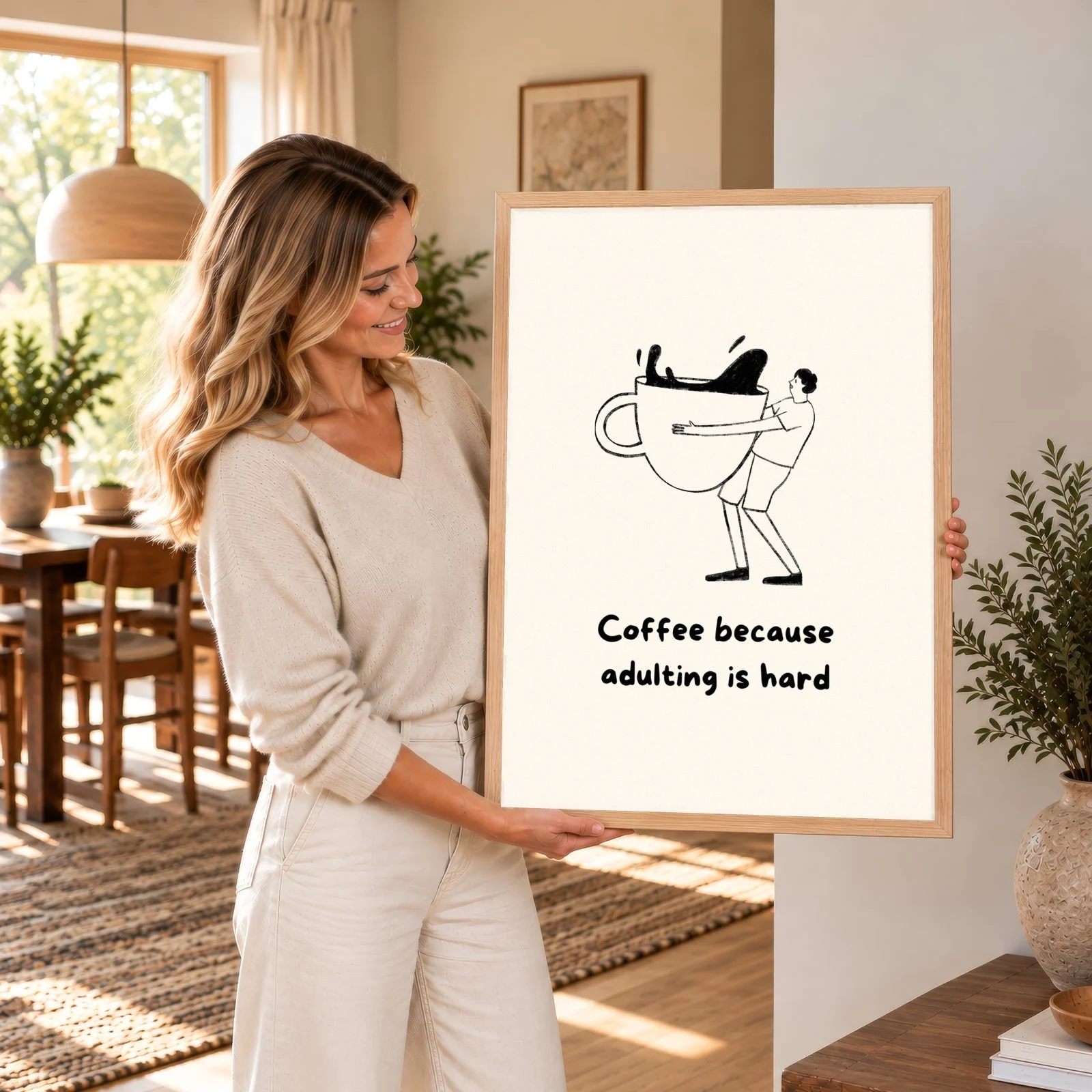 Küche Nr. 257 – Akustikbild mit Druck, 104 × 73 cm