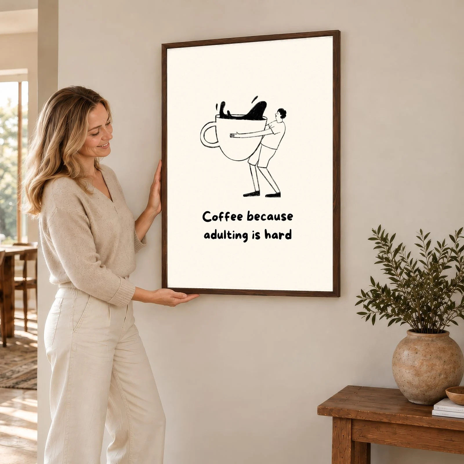 Küche Nr. 257 – Akustikbild mit Druck, 104 × 73 cm