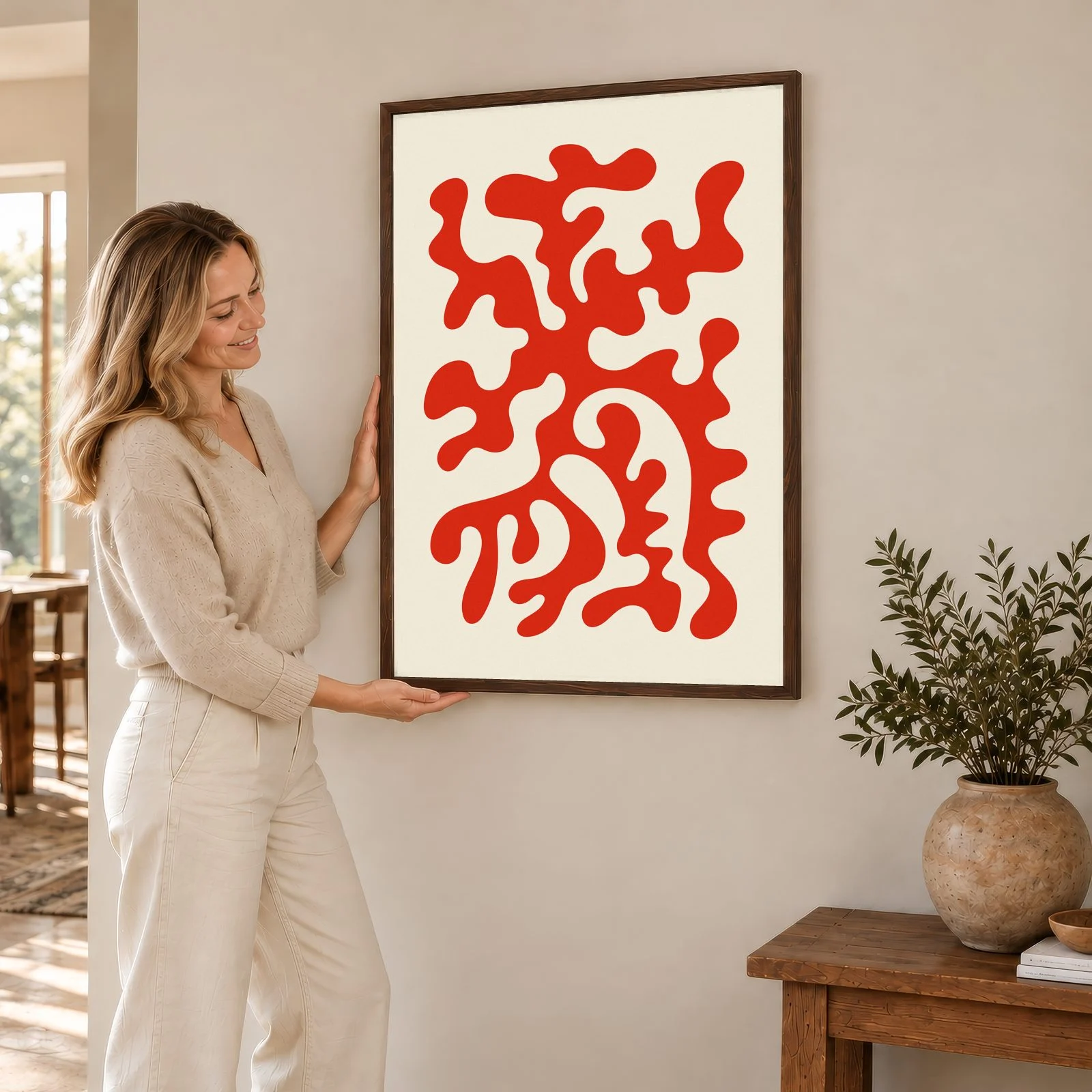 Matisse Nr. 316 – Akustikbild mit Druck, 104 × 73 cm