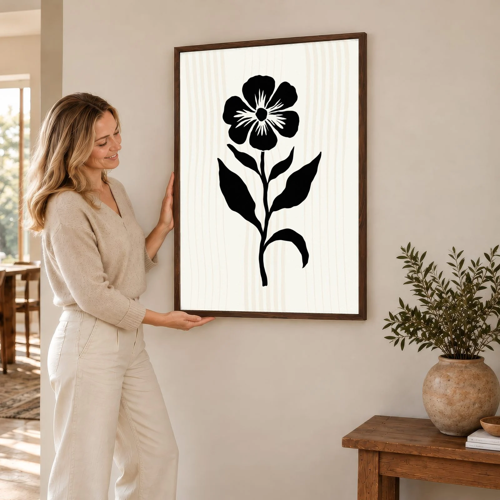 Matisse Nr. 460 – Akustikbild mit Druck, 104 × 73 cm