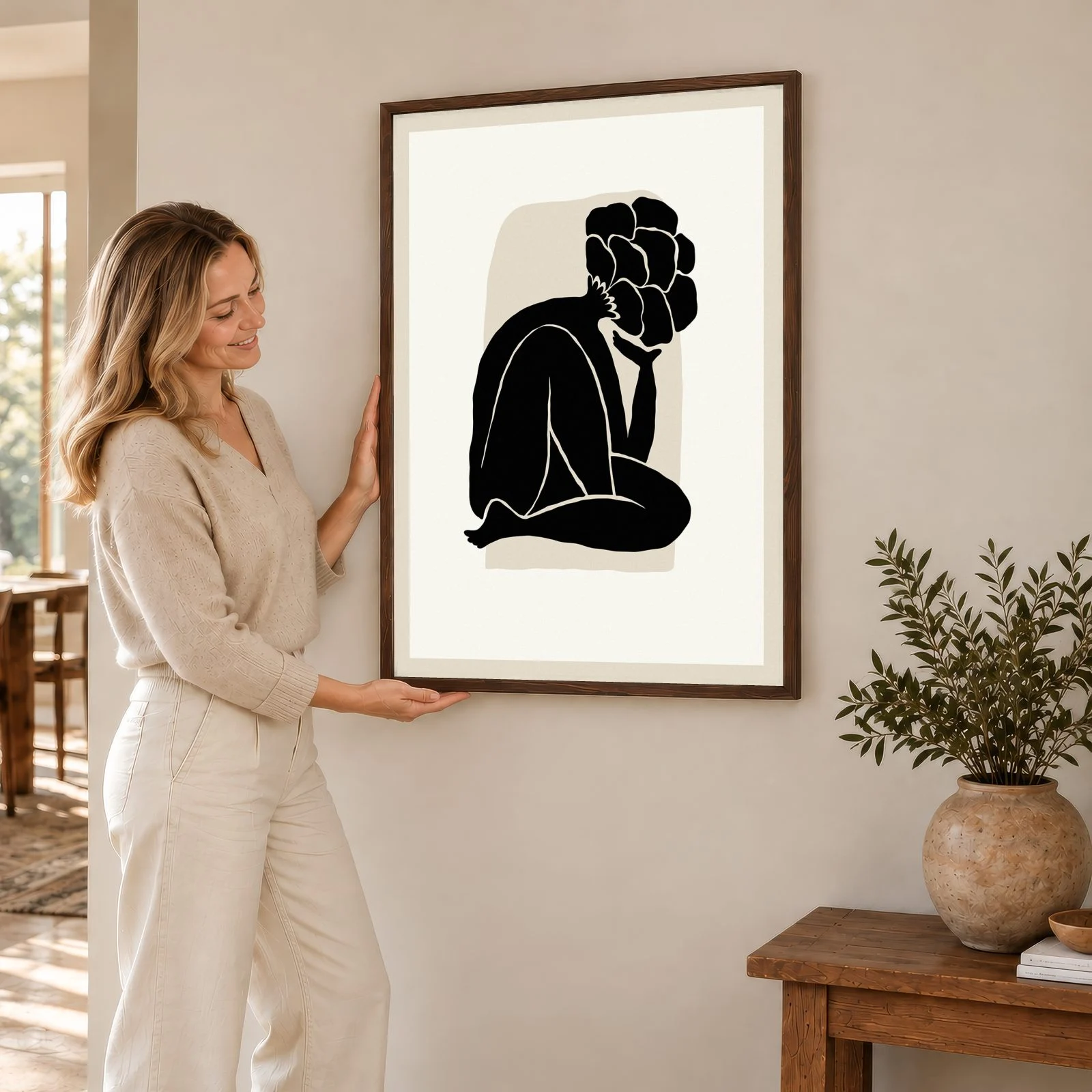 Matisse Nr. 449 – Akustikbild mit Druck, 104 × 73 cm