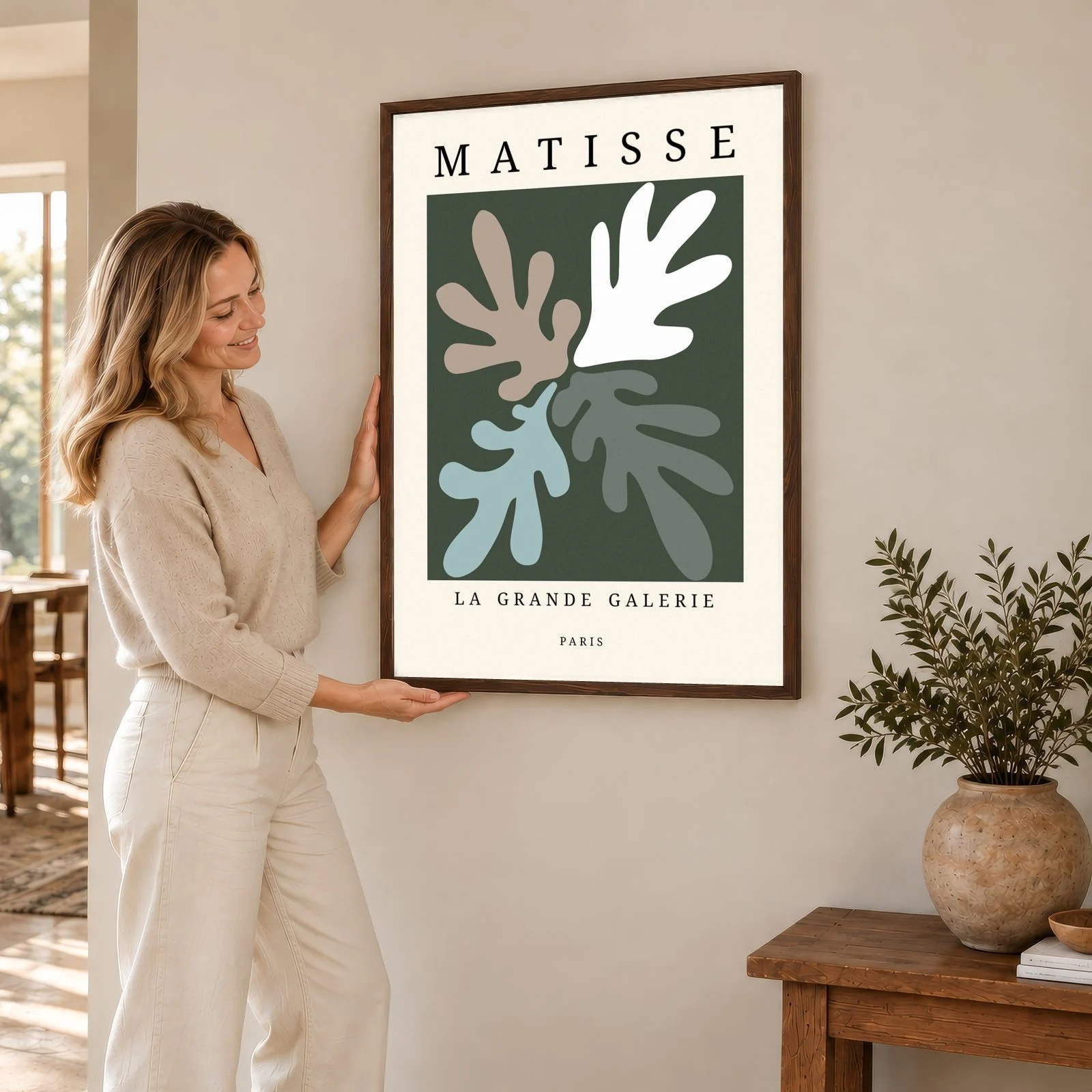 Matisse Nr. 116 – Akustikbild mit Druck, 104 × 73 cm