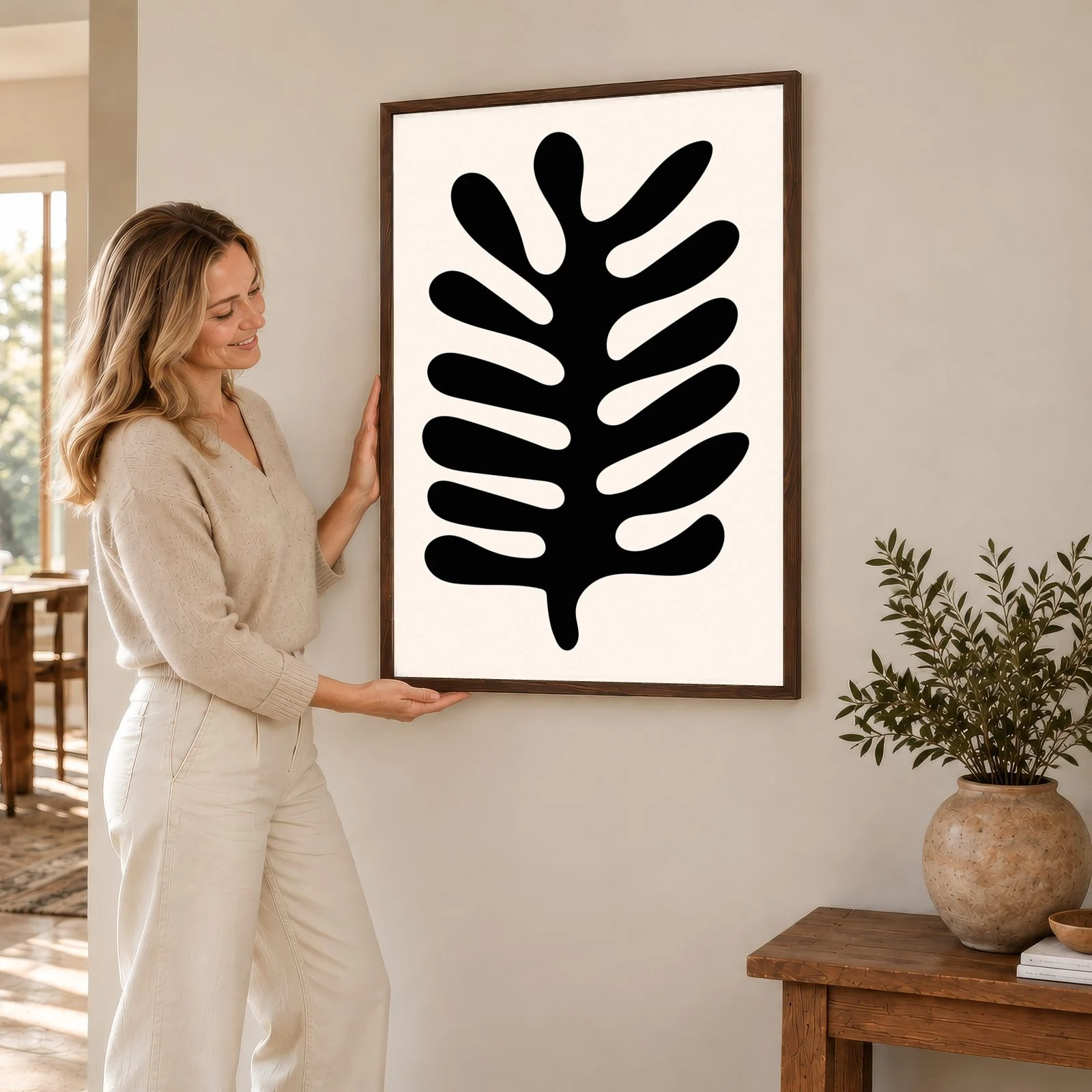 Matisse Nr. 363 – Akustikbild mit Druck, 104 × 73 cm