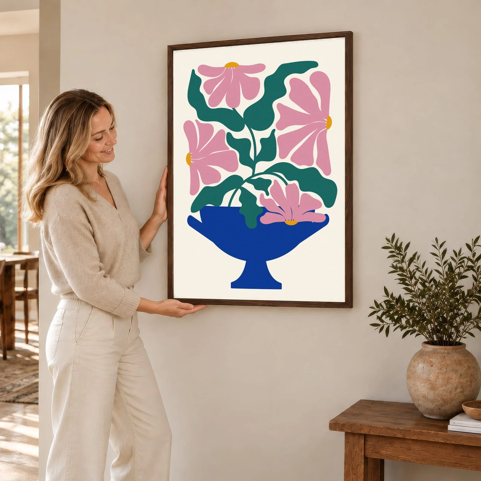 Matisse Nr. 426 – Akustikbild mit Druck, 104 × 73 cm