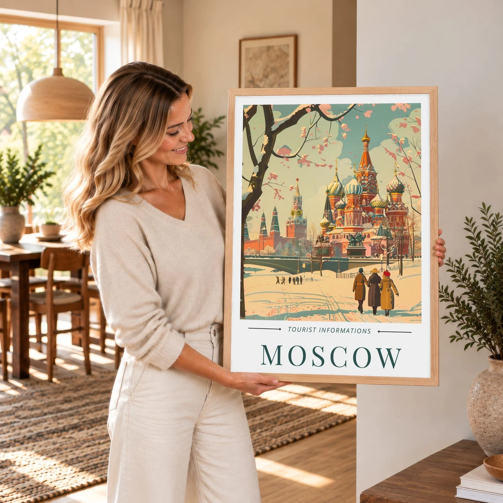 Reisen Nr. 74 – Akustikbild mit Druck, 104 × 73 cm