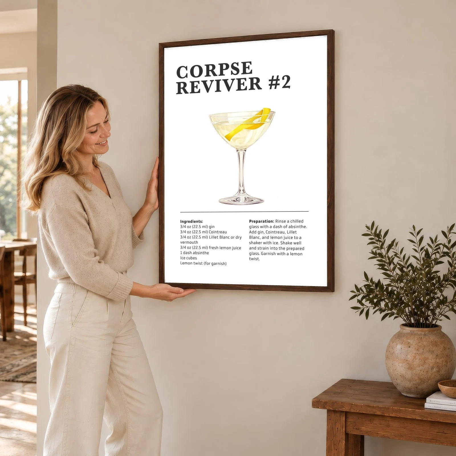 Drinks – Corpse Reviver – Akustikbild mit Druck