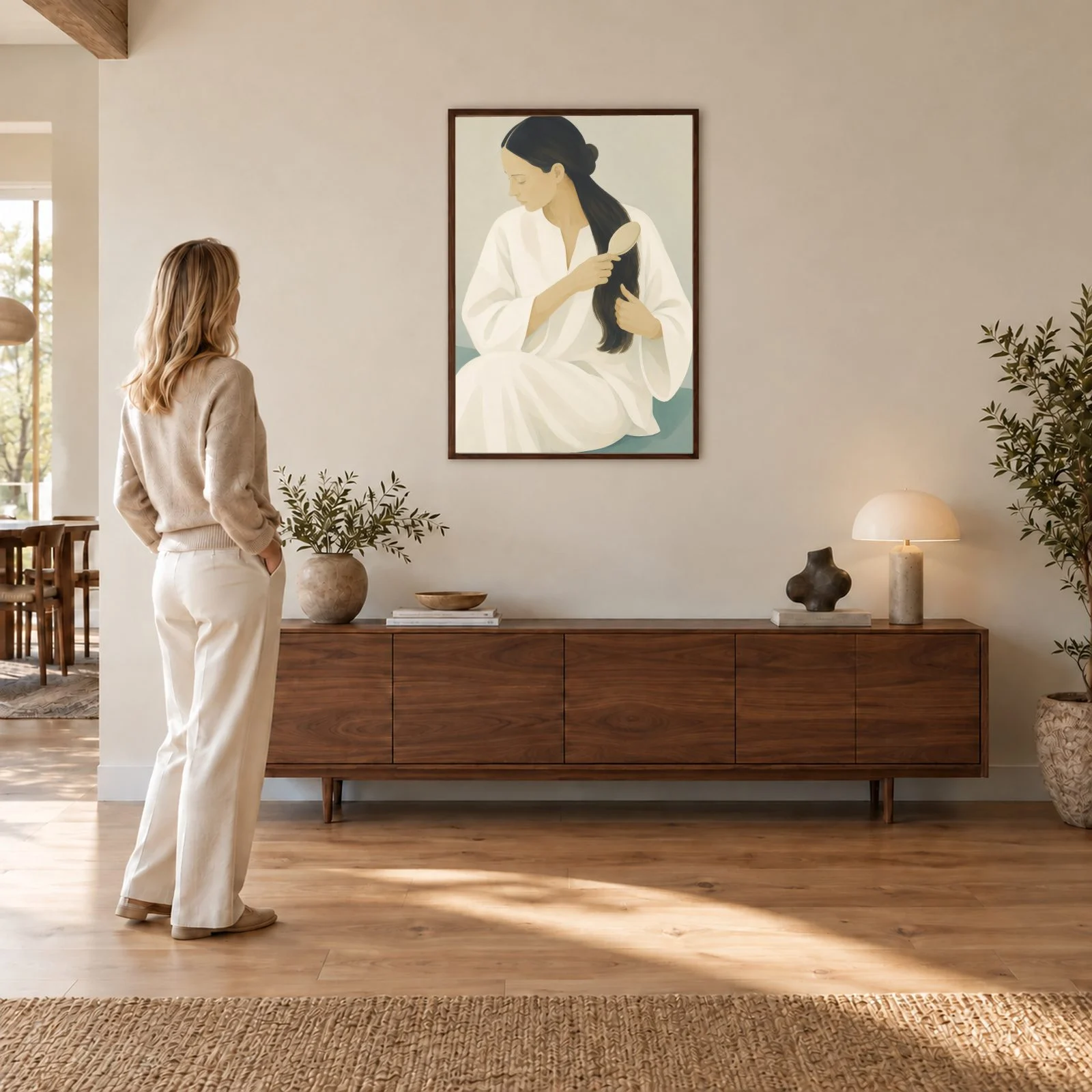 Elsa Lindqvist – Brushing – Akustikbild mit Druck