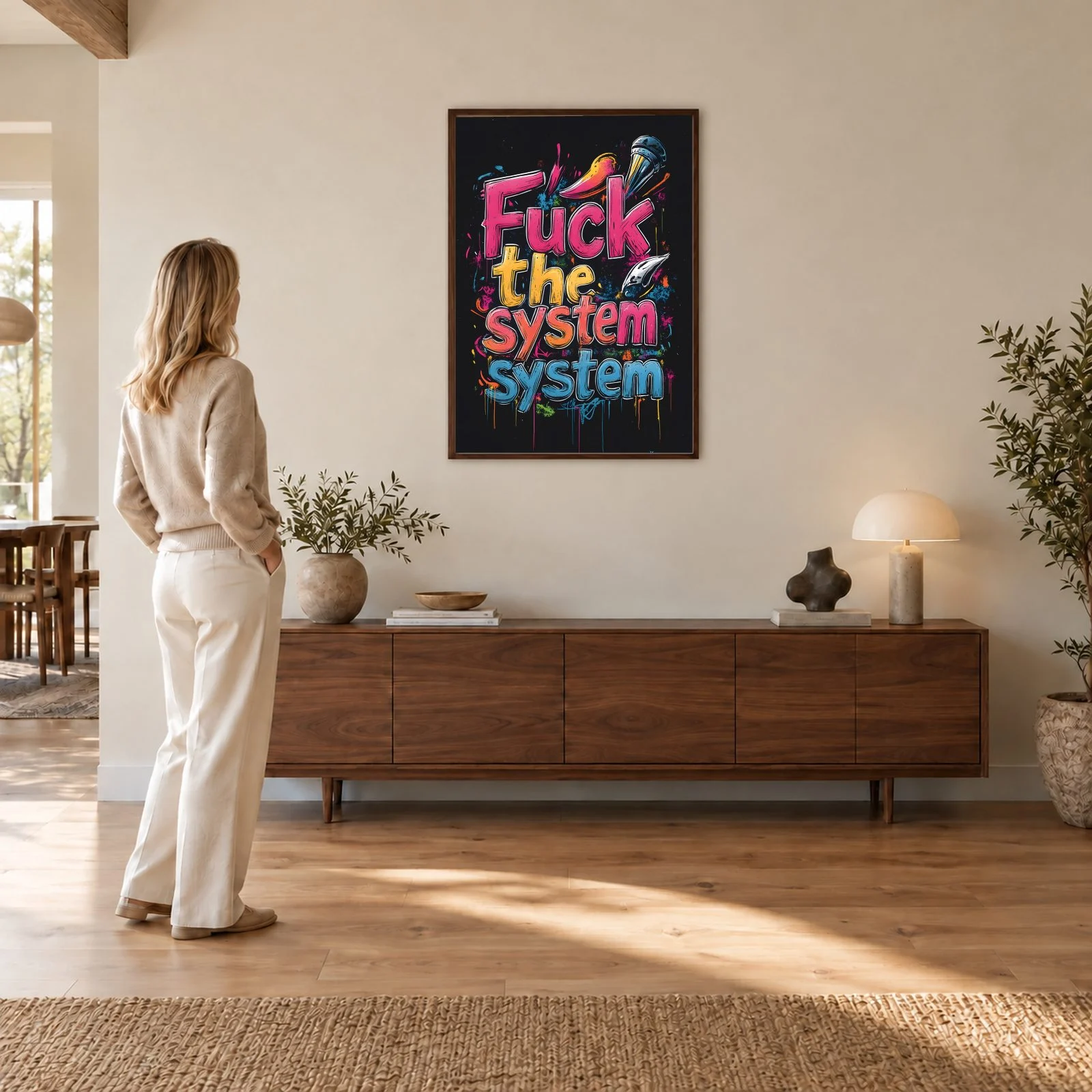 Graffiti Nr. 195 – Akustikbild mit Druck